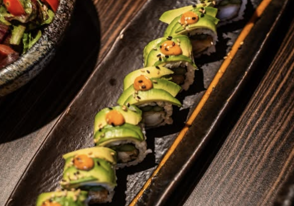 Pan-Asian dining in London with sushi, sashimi, robata grills, sharing plates, and Japanese-inspired dishes at OKA