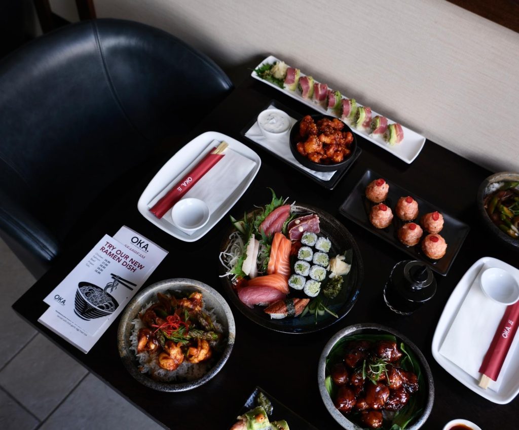 Sushi Soho at OKA Kingly Court near Carnaby Street with fresh sushi, sashimi, nigiri and robata dishes.