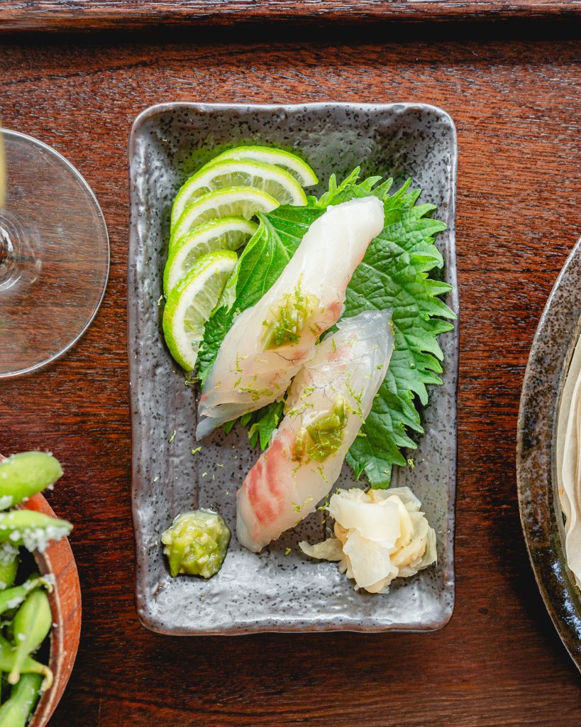 Japanese and Pan-Asian dishes served at OKA Kingly Court in Soho